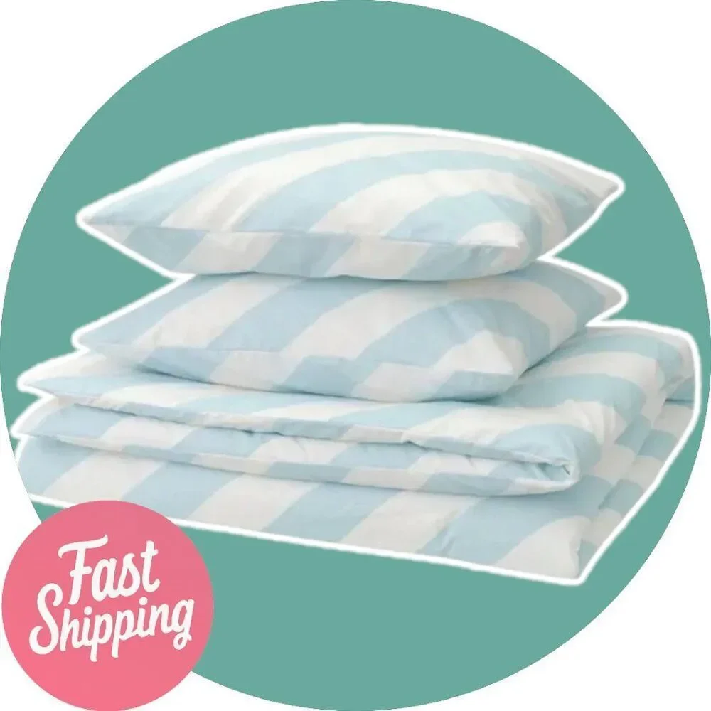 NWT - IKEA Slojsilja King Duvet Cover and 2 pillowcases set